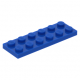 LEGO lapos elem 2x6, kék (3795)